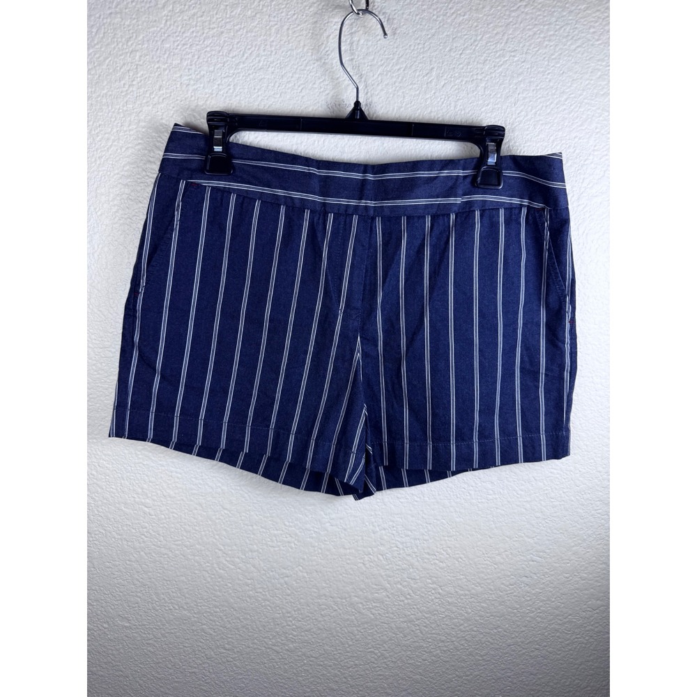NWT Tommy Hilfiger Striped Shorts Women Size 6 Nautical Minimalist‎ Yacht Resort